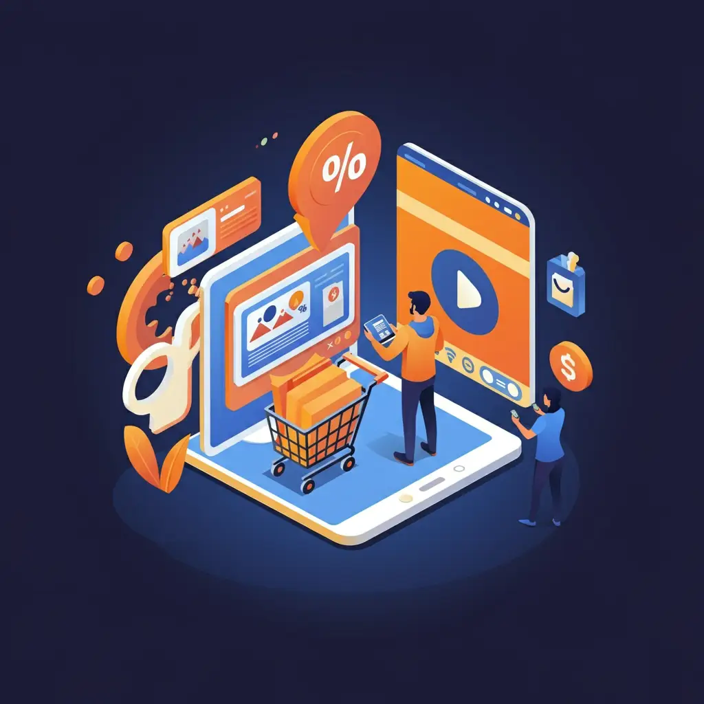 E-commerce PPC illustration