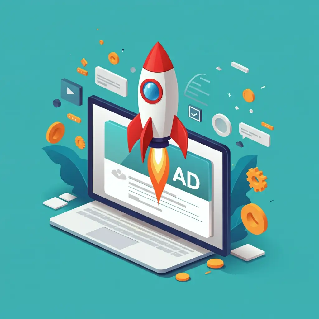 Product launch PPC illustration